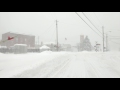 Westbound CSX at Chatham NY during blizzard Stella 2017