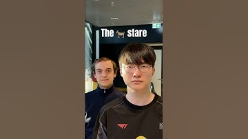 What are they staring at? 🐐🐐 #leagueoflegends #lolesports #faker #caps #g2 #t1