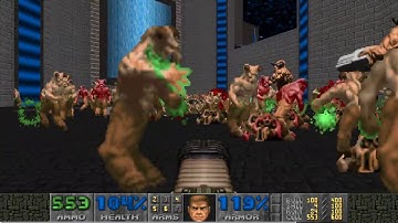 Doom II Death in Excess - Map 9 UV-MAX [TAS] in 10:01