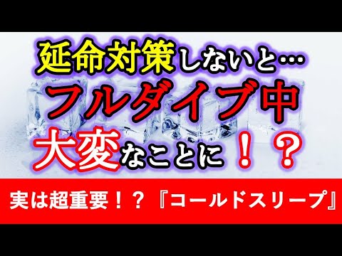 フルダイブ技術実現に必要！？コールドスリープによる延命対策！