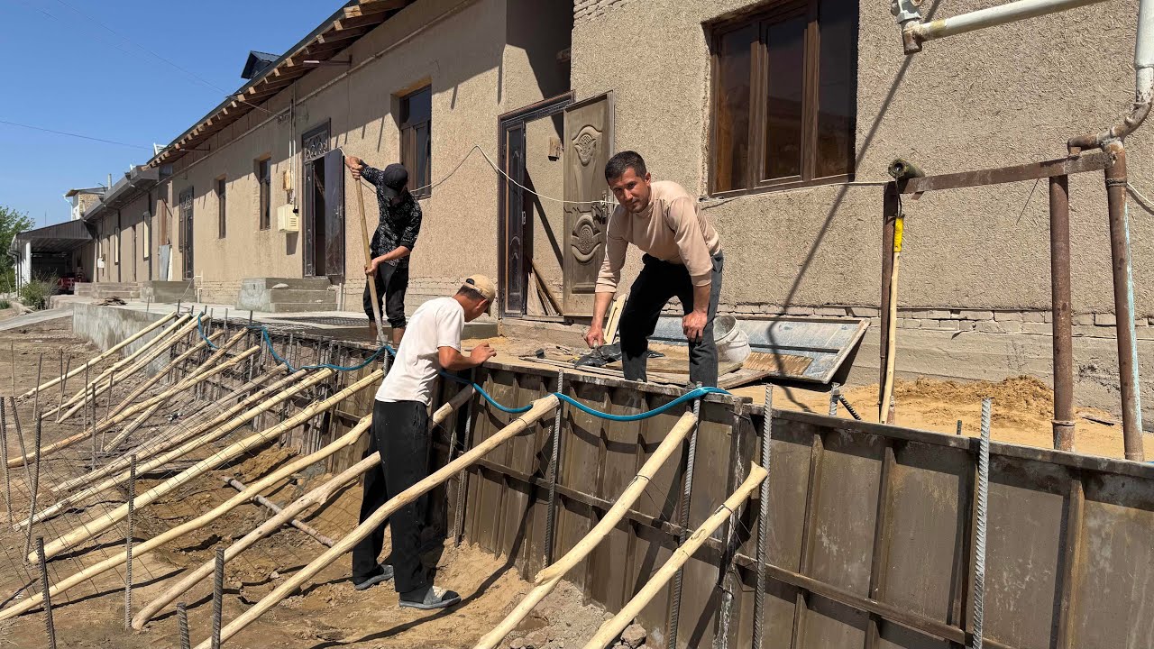 УСТАЛАР ХИЗМАТИ СТЯЖКА ФУНДАМЕНТ НАРХЛАРИ!