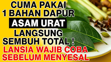 Rahasia Asam Urat Lansia Sembuh Total Setelah Minum Air Rebusan INI !