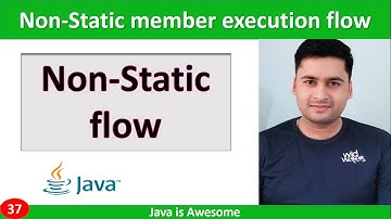 Non-static execution flow in java