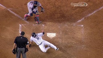 HOU@NYY: Gonzalez nabs Ellsbury to save leading run