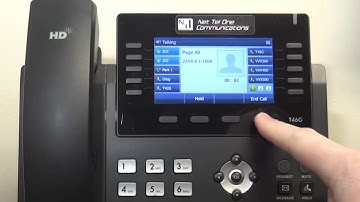 Yealink T46 Paging Feature