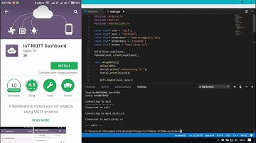 ESP32 #3 Publish and Subscribe using MQTT on Platformio (Arduino)