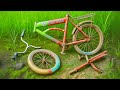 I Found Cycle Broken In Trash / old material recycle
