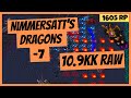 Nimmersatt's Breeding Ground -7 - 10.9kk Raw (100%) + 2kk Profit - RP 1605 Solo Hunt Tibia