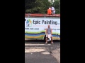 EPIC Painting of Madison ALS Ice Bucket Challenge