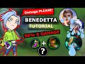 How to BENEDETTA VERY EASY | BENEDETTA BEST BUILD | MLBB | HOW TO COUNTER BUILD