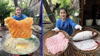 Turmeric Pork And Fish Cooking - Unique Style Recipe - Cooking With Sreypov