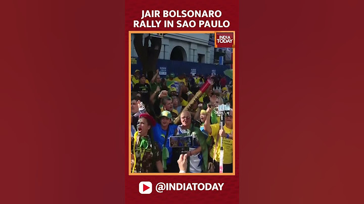 Jair Bolsonaro Rallies Supporters In Brazil's Sao Paulo As His Legal Troubles Continue To Mount