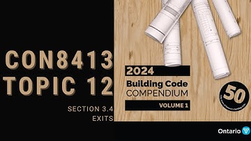 🆕 TOPIC 12 | Exits (CON8413)