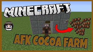 EASY AFK Cocoa Bean Farm Tutorial (Minecraft 1.16.5)