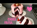 Pastel Chocofresa| Mousse de fresa