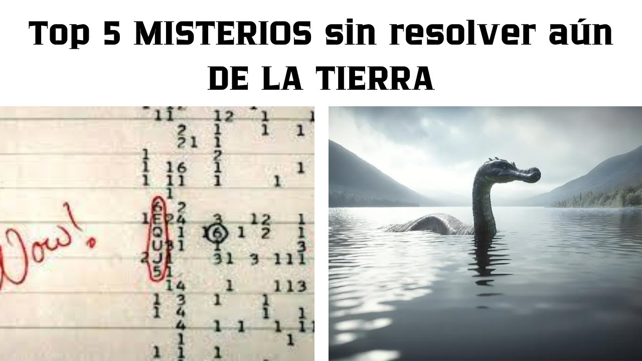 Top 5 MISTERIOS sin resolver aún de LA TIERRA - YouTube