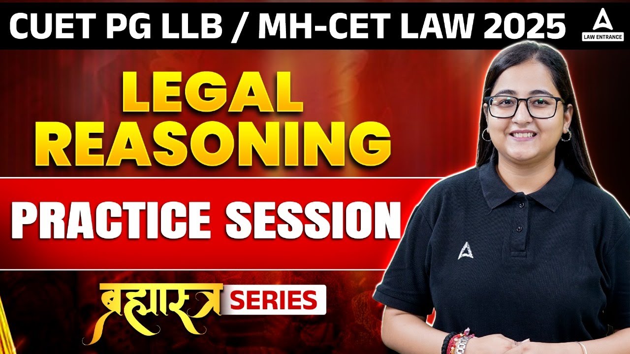 Legal Reasoning Practice Class | CUET PG LLB & MHCET Law 2025 | legal ...