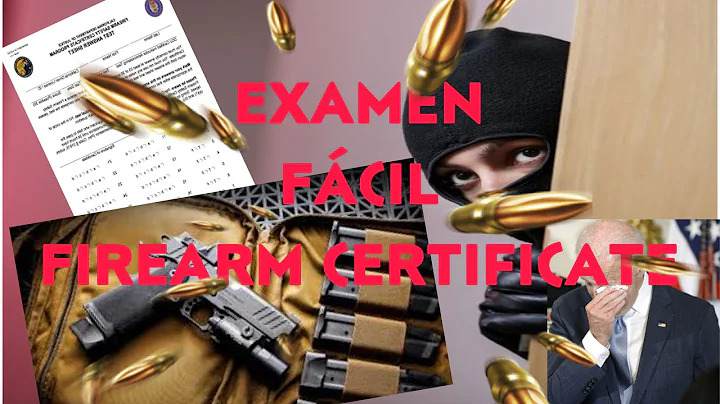 Examen Firearm Safety Certificate de California