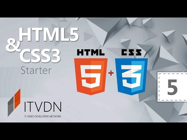 HTML5 и CSS3 Starter. Урок 5.  Позиционирование элементов. Виды верстки