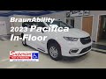 Demo  2023 chrysler pacifica wheelchair van with infloor ramp from braunability