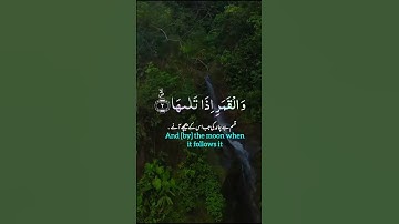 Surah Asy-Shams verse 1-4 سورة الشمس الآية 1-4 #arabic #shortvideo #foryou #foru #surah #love #duet