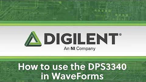 Setting up the Digilent Power Supply DPS3340 for use in WaveForms.