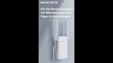 Set Up a MERCUSYS Range Extender via Management Page on your Smartphone