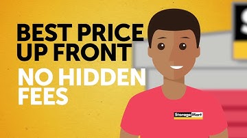 Best Price Up Front, No Hidden Fees at StorageMart