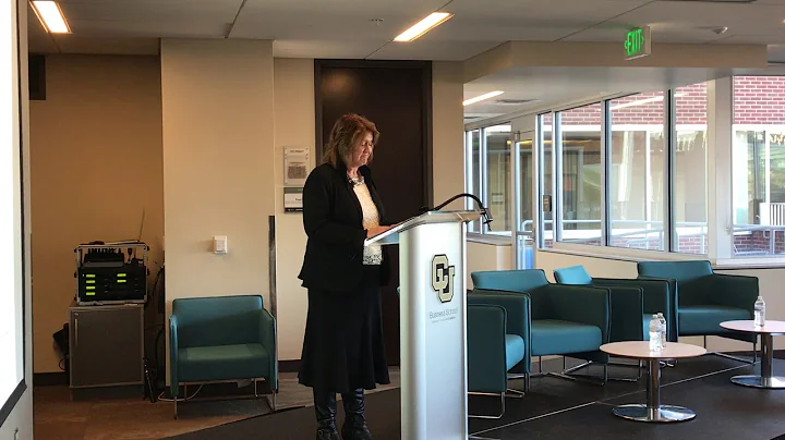 Jeannette Jones speaks at the CU Denver Business S...