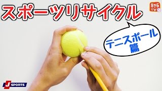 【スポーツリサイクル】テニスボールをリサイクル!!【J SPORTS 876】