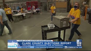 Clark County election report coming at 1 p.m.
