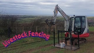 Stock Fencing with Takeuchi Tb228