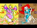 OMG! Do You Like Angel Or Vampire Toilet? - Rich Rapunzel VS Poor Poppy | DIY Paper Dolls & Cartoon