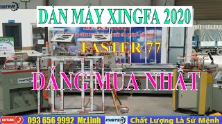 Dàn Máy Làm Cửa Nhôm Xingfa 2020 | Máy Cắt Nhôm 2 Đầu Chỉ Từ 42 Triệu