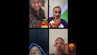 FYB J Mane Tay Savage Tay 600 & King Yella all on live together + Toosii joins