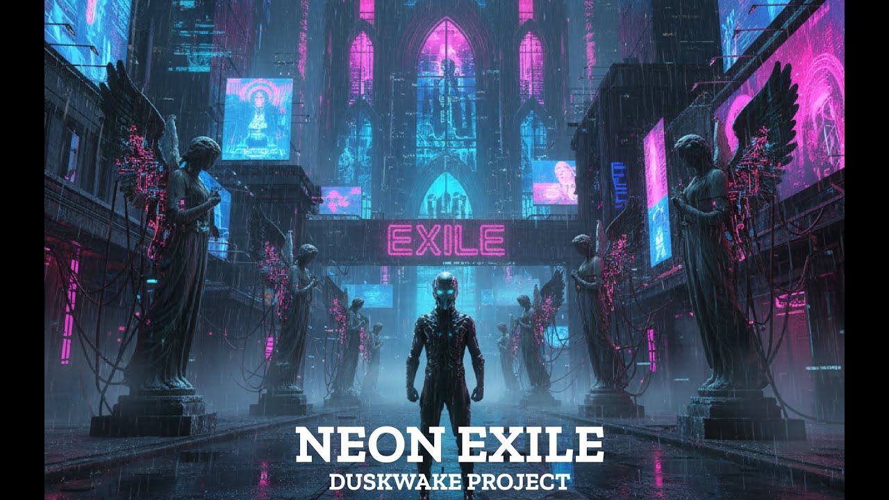 Cyberpunk Metalcore Instrumental | NEON EXILE | Aggressive Cyber Metal & Synth