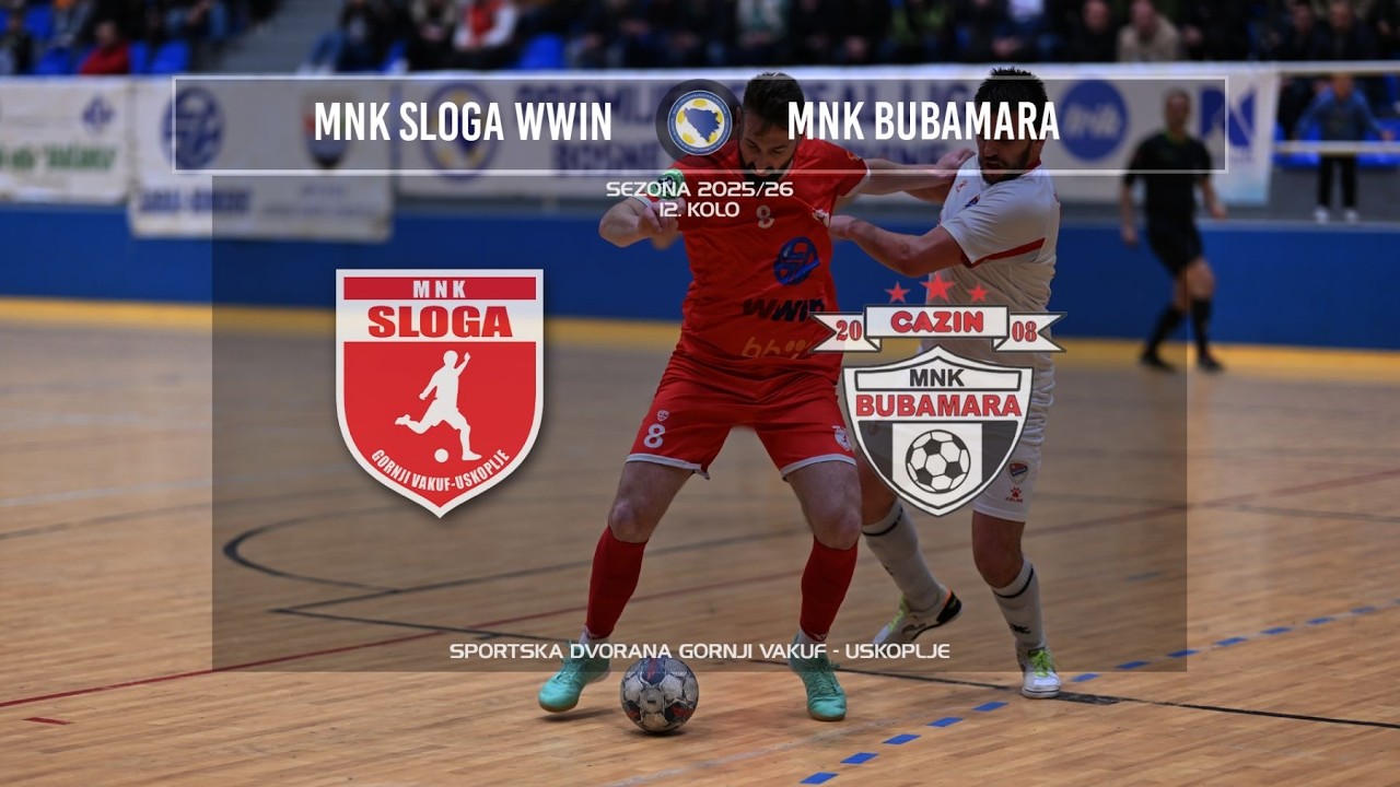 MNK Sloga - MNK Bubamara | sezona 2025/2026.