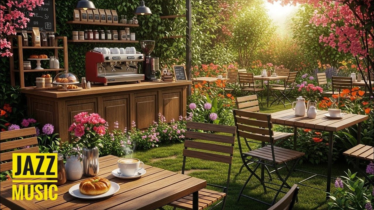 Cozy January Coffee Shop Vibes-Spring jazz music