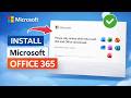 How To Download And Install Microsoft Office 365 ( Steps in 60 Seconds )