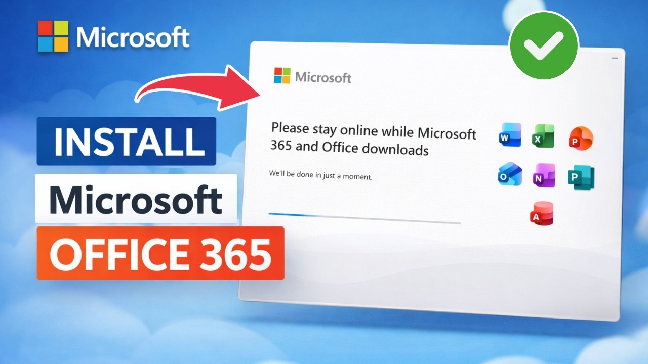 How To Download And Install Microsoft Office 365 ( Steps in 60 Seconds ...
