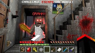 ESCAPE FROM GRANNY'S MINECRAFT HOUSE! - granny house song 10 hours