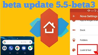 Nova Launcher Beta Update | Oreo Style search bar,menu and many more screenshot 3