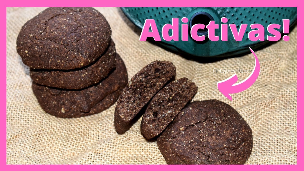 No te creerás que NO son de Chocolate! 😋 Galletas SALUDABLES de Avena y Harina de Algarroba 💚