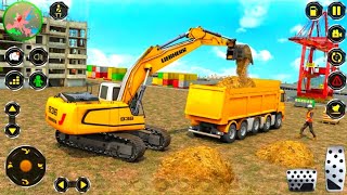 Heavy City Construction Simulator 3D - Heavy Excavator JCB Driving Game - Android Gameplay screenshot 1