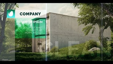 Minimal Slideshow - After Effects Template