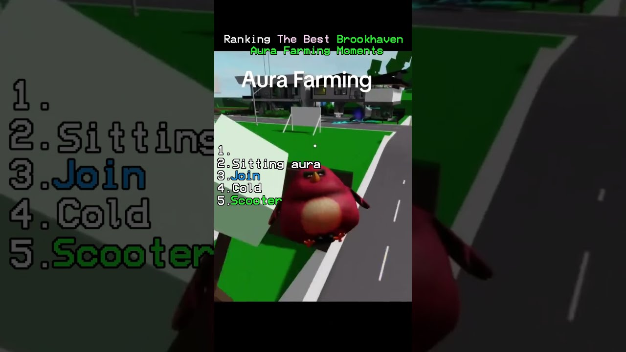 Ranking Best Brookhaven Aura Farming Moments PT3 Shorts Aurafarming Roblox