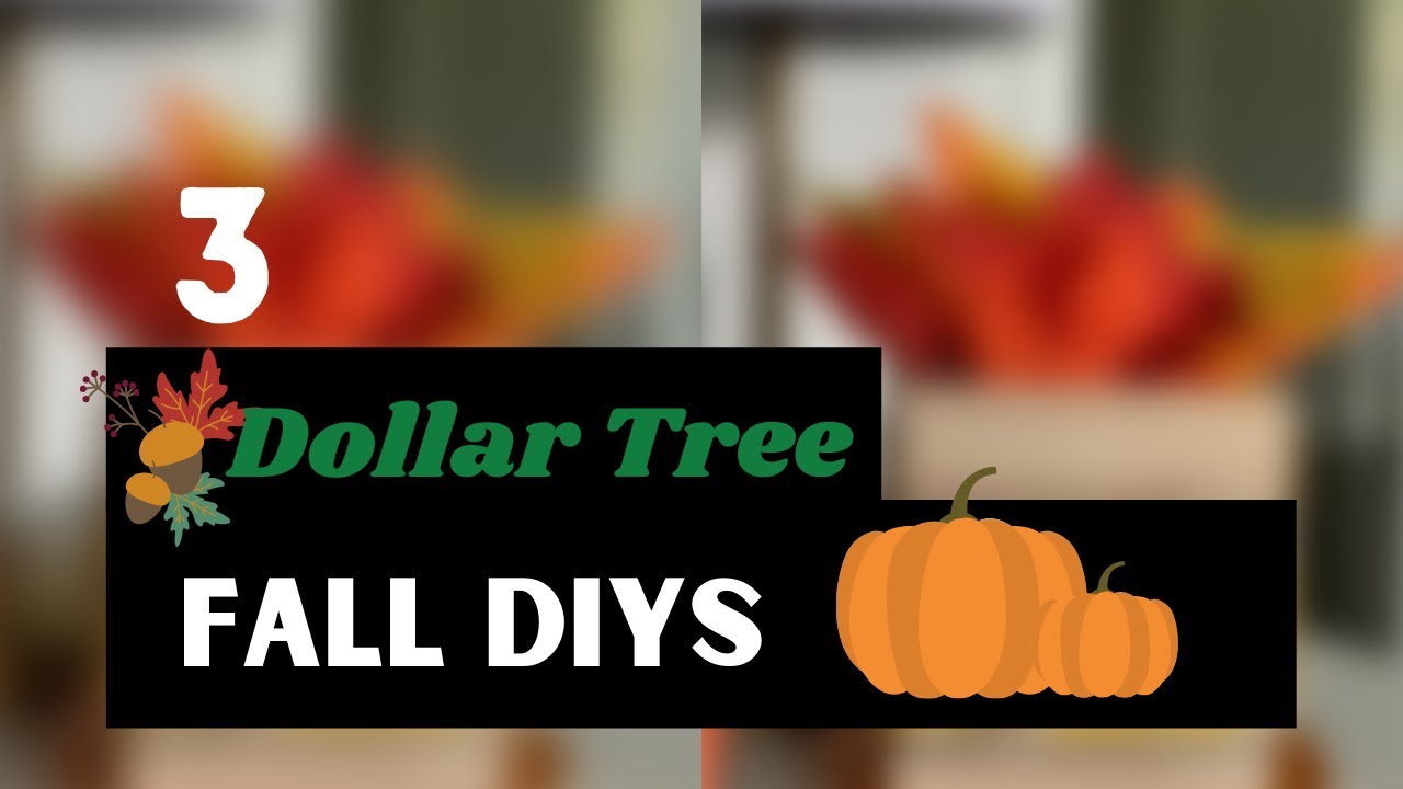 AMAZING DOLLAR TREE Fall Haul!! YouTube