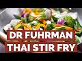 Lgumes sauts et sauce tha aux arachides avec dr fuhrman easyveganrecipes