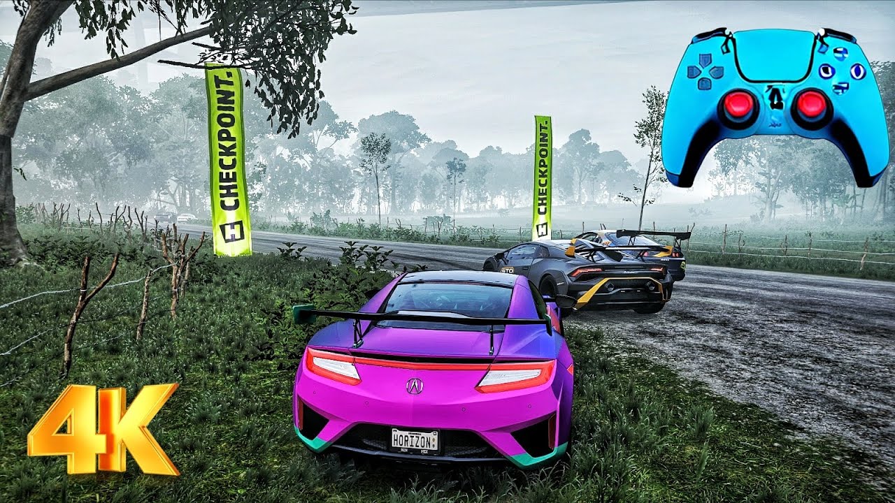 Forza Horizon 5 Gameplay Acura Nsx 2017 vs Hypercars goliath race gameplay