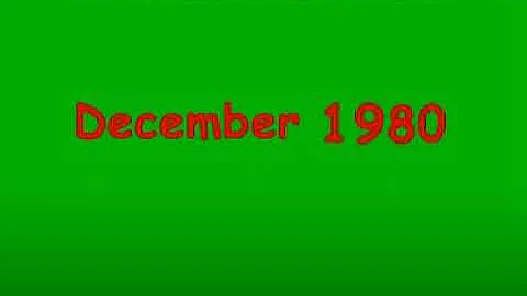 Starfall Calendar: December 1980 Title Card.